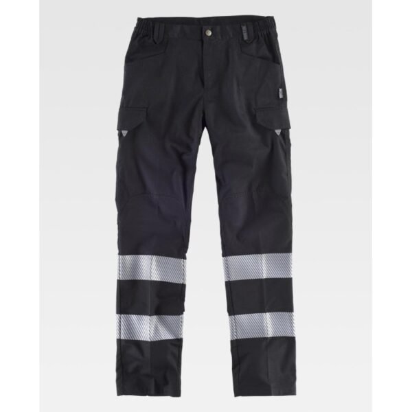 Pantalon haute visibilité avec bandes réfléchissantes